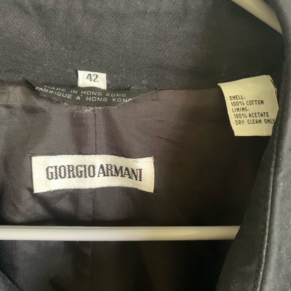 Giorgio Armani Black Coat